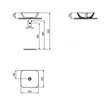 Накладной умывальник Ideal Standard Connect Air E034701